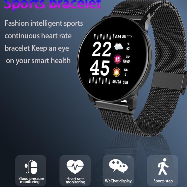 Đồng Hồ Thông Minh W8 - Smart Watch W8 Theo Dõi Sức Khỏe - Hỗ Trợ Văn Bản Tiếng Việt