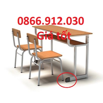 Bộ 10 chiếc chụp kích thước 25x50 đóng trong,móng ngựa bịt chân bàn học sinh, nút  đút ngang chân bàn,móng đóng trong