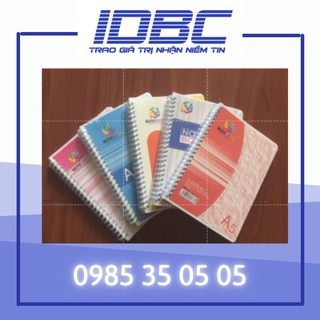 (Bán Chạy) Sổ lò xo A5 200 trang (Quyển)