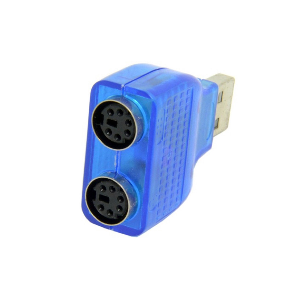 E 1pcs USB Male to Dual PS2 Female Adapter Converter Use For Keyboard Connector | BigBuy360 - bigbuy360.vn