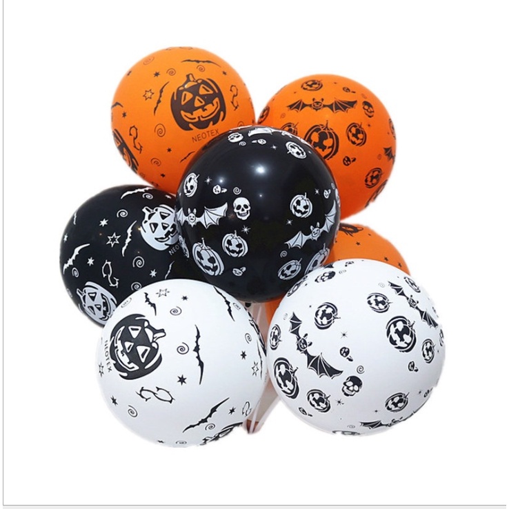 Set 20 Bong Bóng Trang Trí Halloween