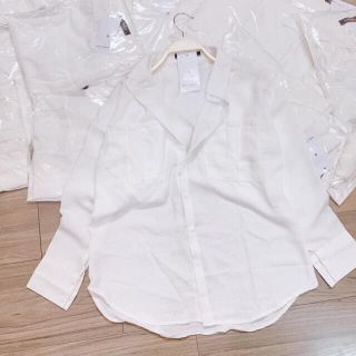 Sơ mi trắng form rộng cotton giấy