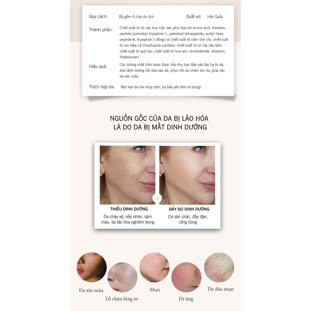 Bộ sản phẩm dưỡng ẩm cho làn da mềm mịn,chiết xuất từ thiên nhiên CHEOON- Refining Radiance Special Kit | BigBuy360 - bigbuy360.vn