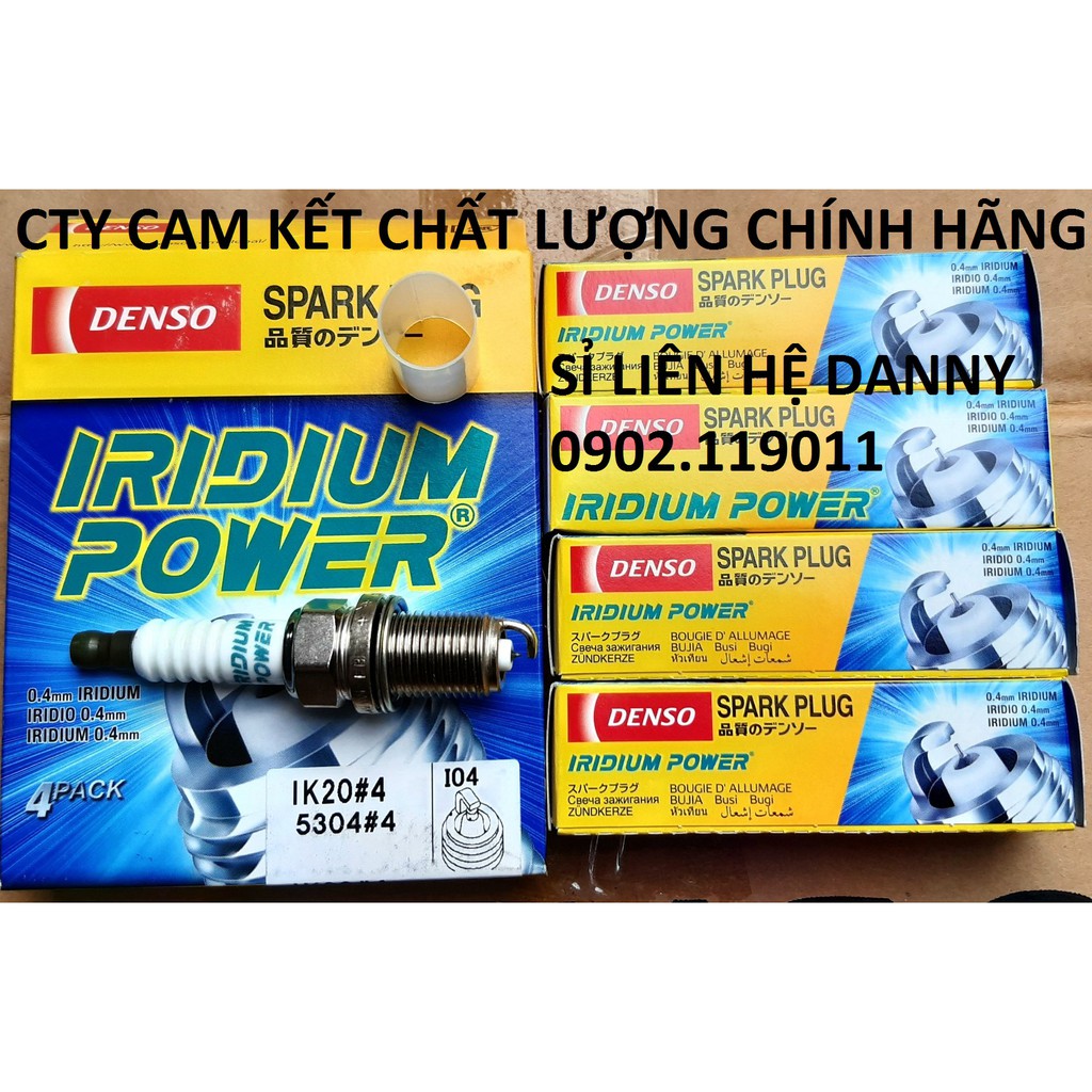 Bộ 3 Bugi ô tô DENSO JAPAN Iridium IK20 VÀ IK16 (Kia;Honda;Madza;Toyota;Mer;BMW;Audi;Chevrolet;Deawoo...) Made in JAPAN