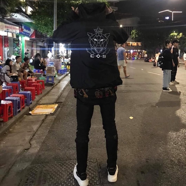 Áo gió hổ phản quang CO9 H&Đ