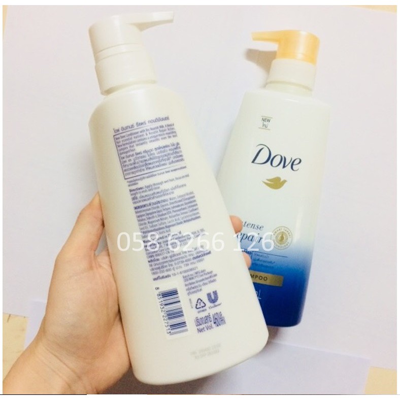 Combo Bộ Dầu Gội 450ml Xả Dove 460 ML- Thái Lan