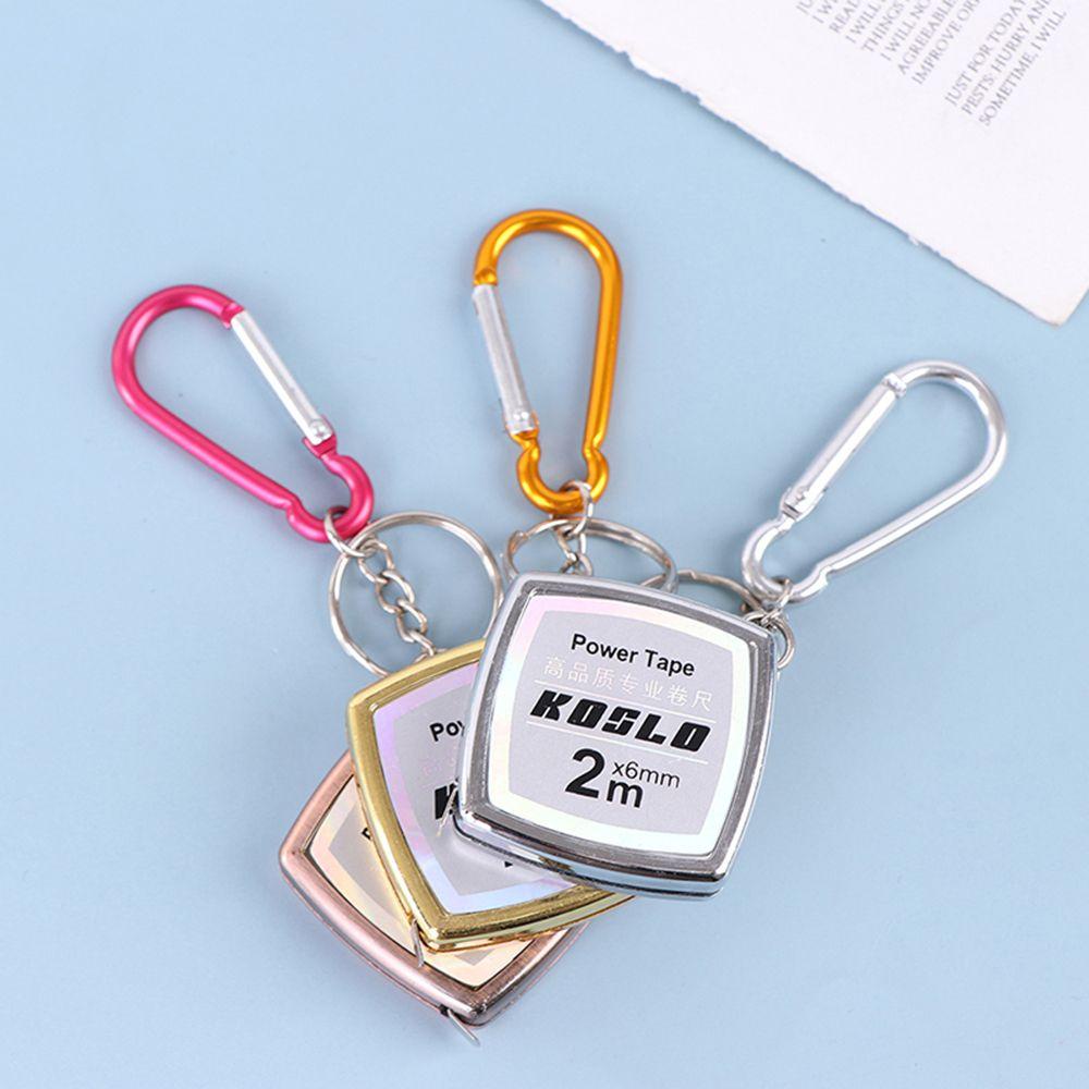 Thước Đo Mini 2 Mét Có Móc Khóa Tiện Dụng Cho Gia Đình