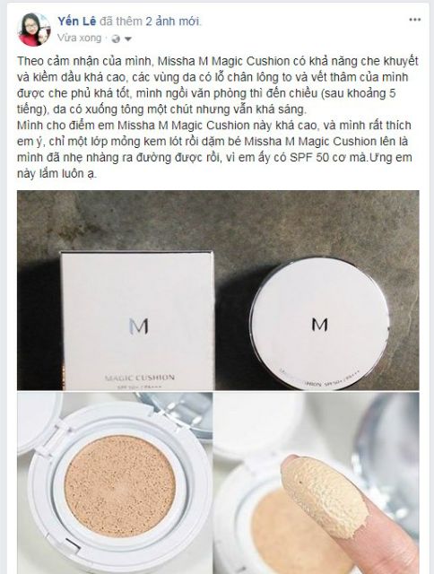 Phấn Nước Missha Magic Cushion Cover Lasting SPF50+ PA+++ | BigBuy360 - bigbuy360.vn