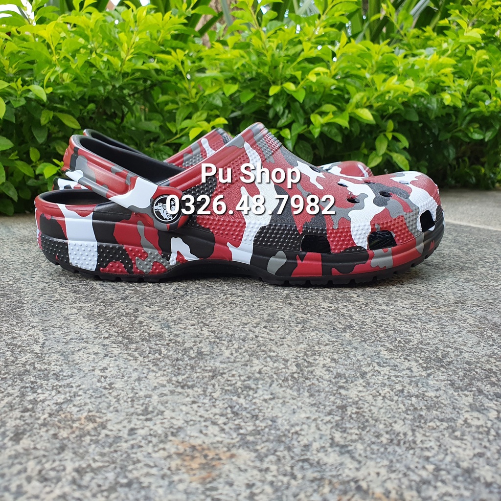 [Chính Hãng] Dép Sục Nam Nữ Cross Camo  - Cross Classic Clog - Dép Sục Xuất Khẩu Châu Âu⁹