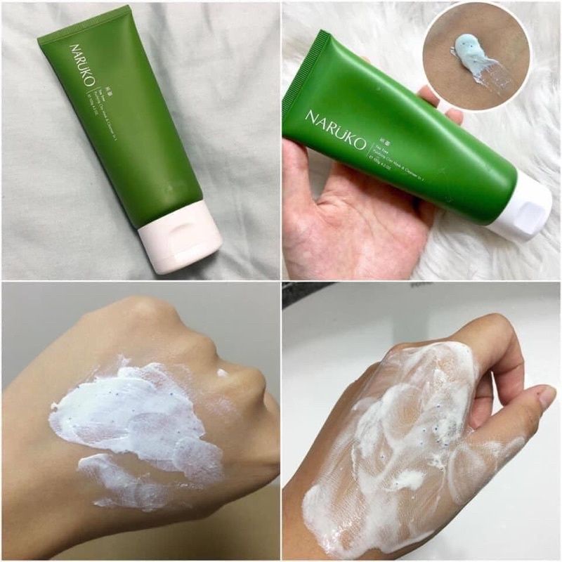 Sữa Rửa Mặt Đất Sét Tràm Trà Narưko 3in1