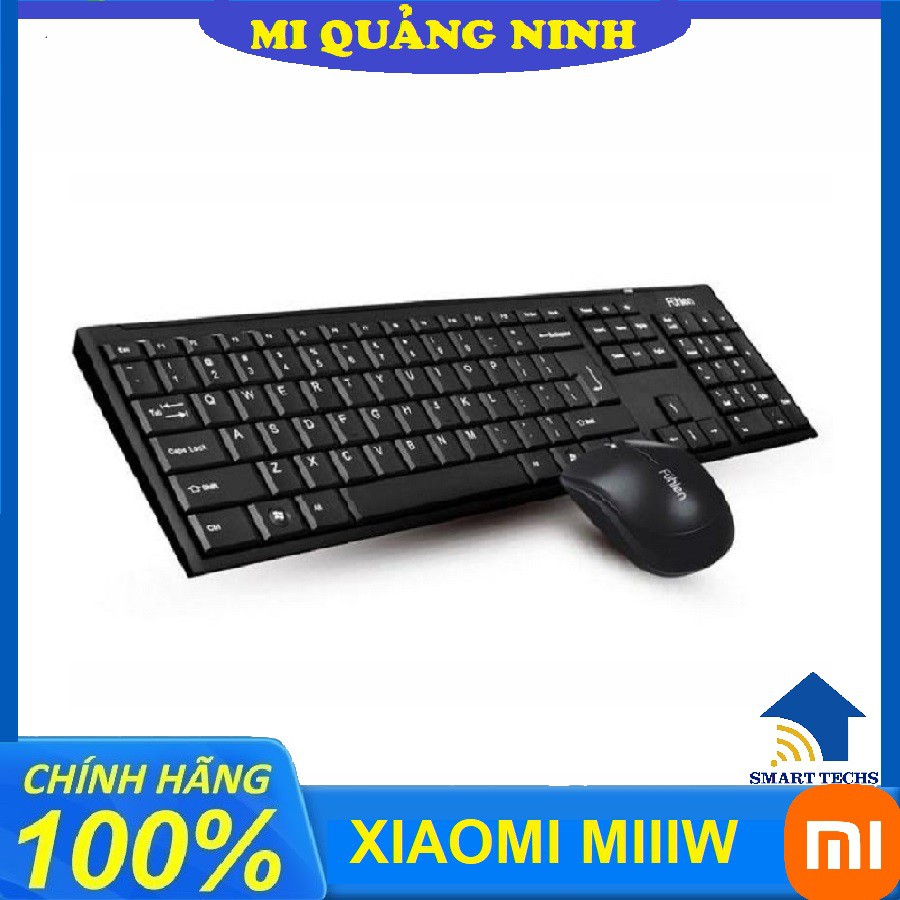 Bộ Bàn Phím Và Chuột MIIIW Chính Hãng, Bàn Phím Di Động 104 Phím Không Dây Cho Văn Phòng Chuột Chống Trượt 2.4GHz