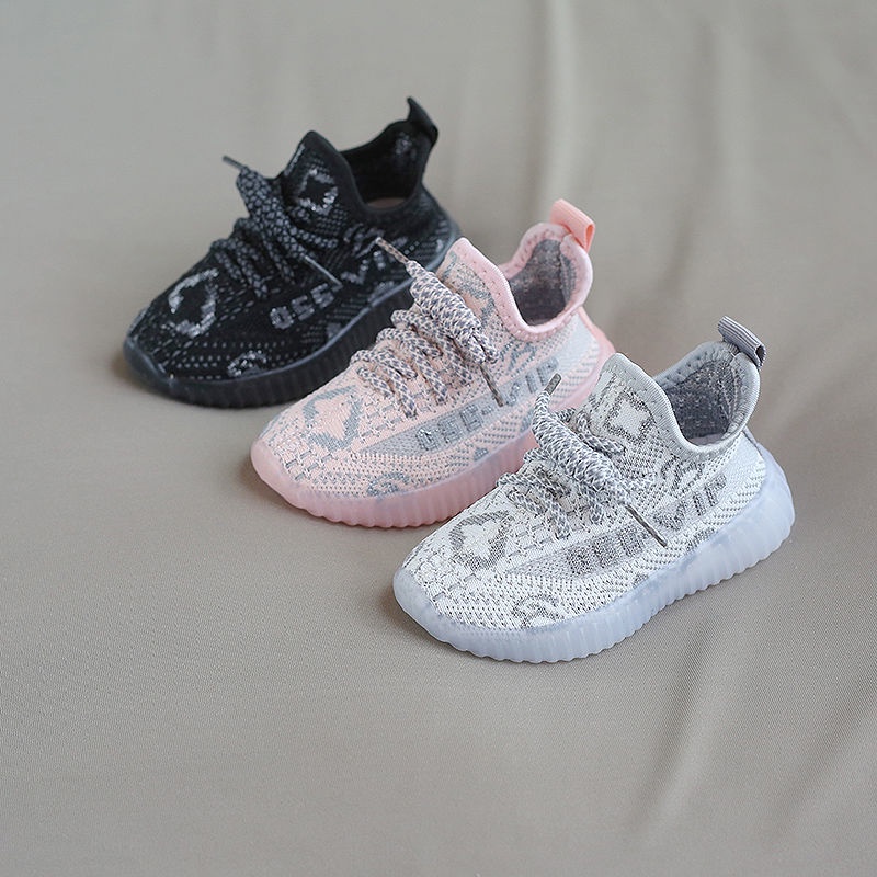 Giày thể thao Yeezy size 21-32 thời trang mùa thu cho bé trai