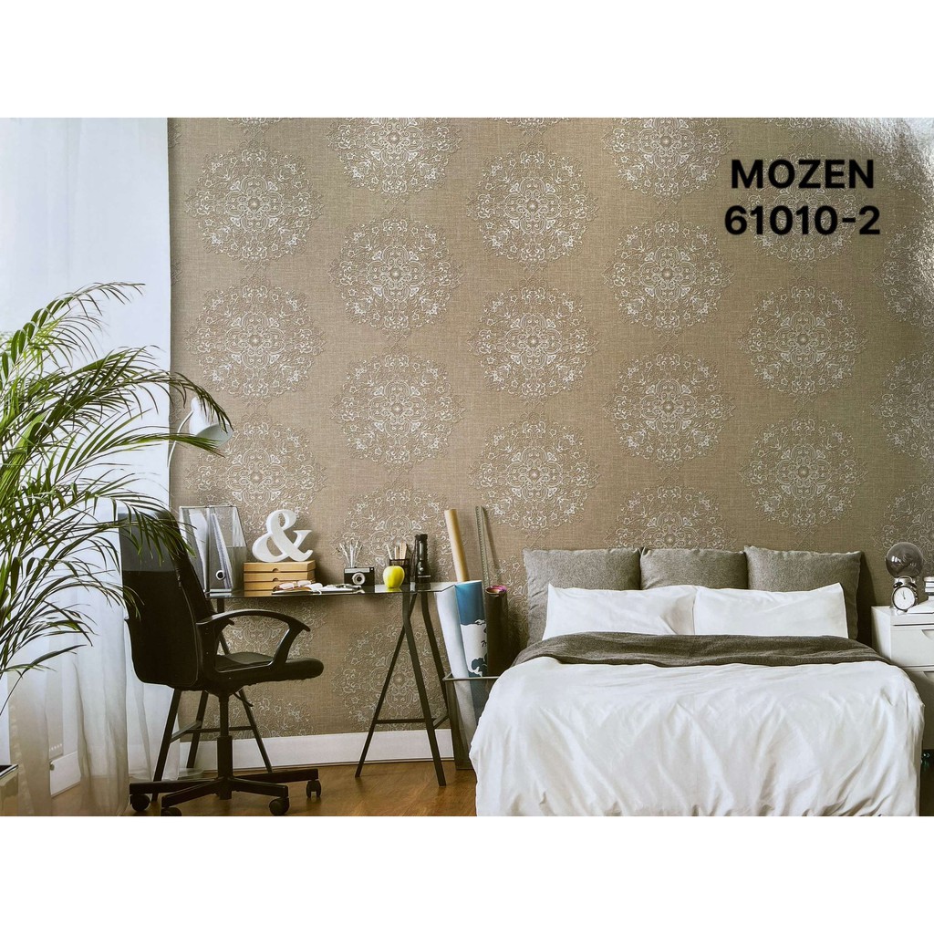 [GIẤY CAO CẤP]Giấy Dán Tường Hàn Quốc MOZEN decor phòng khách, phòng ngủ siêu xinh khổ 1.06 x 15.6 m Nhiều Màu Lựa Chọn