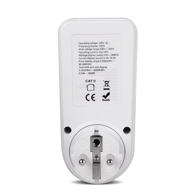 Thiết Bị Đo Công Suất Điện 110V-230V Màn Hình Kỹ Thuật Số Chuyên Dụng