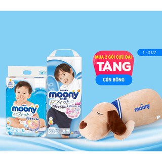 Bộ 2 gói tã dán/tã quần moony sixe nb90/s84/m64/l54/xl44/m58/l44b/l44g/xl38b/xl38g/xxl26b/xxl26g