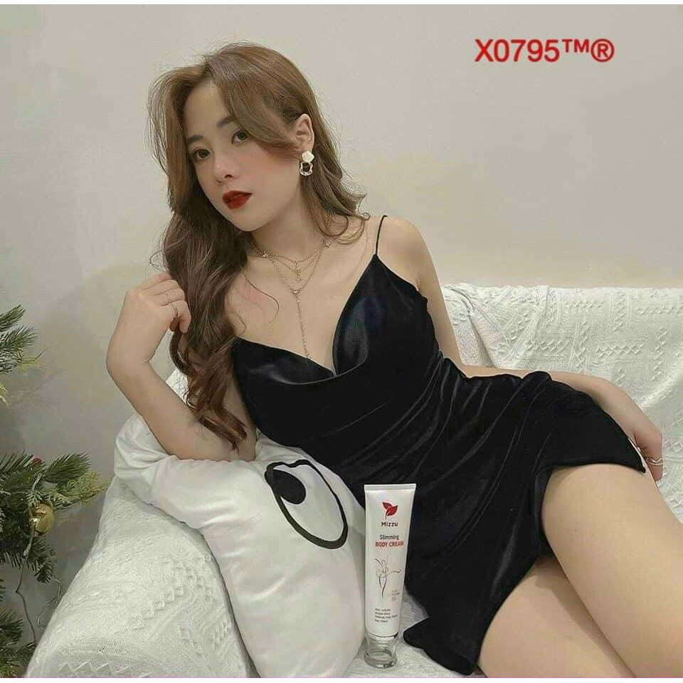 Đầm Body Cổ Đổ Hai Dây Có Mút Ngực ROSE FASHION