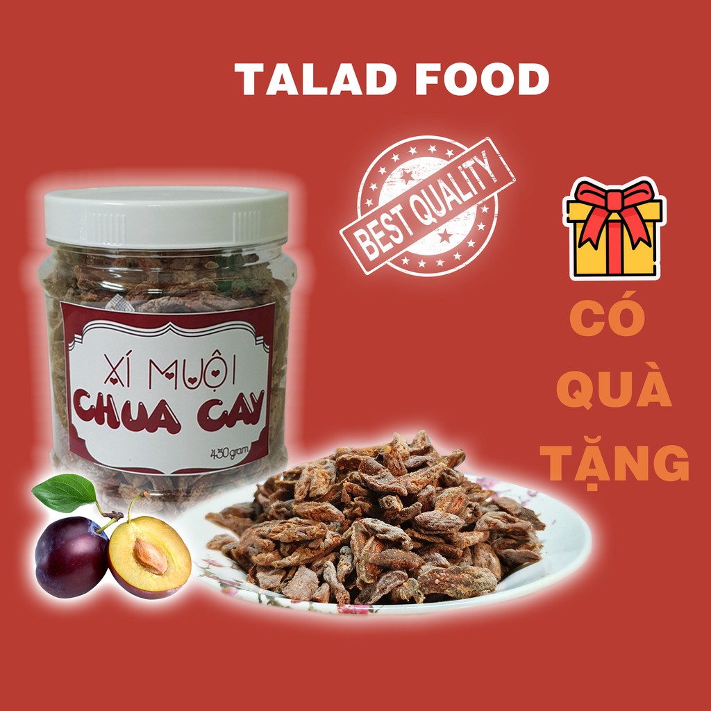 [Mã 267FMCGSALE giảm 8% đơn 500K] Xí muội chua cay 450g TALAD FOOD, đồ ăn vặt Sài Gòn, vừa ngon vừa rẻ | BigBuy360 - bigbuy360.vn