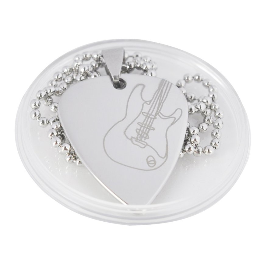 Miếng gảy đàn guitar điện bằng thép không gỉ hình trái tim 1209
