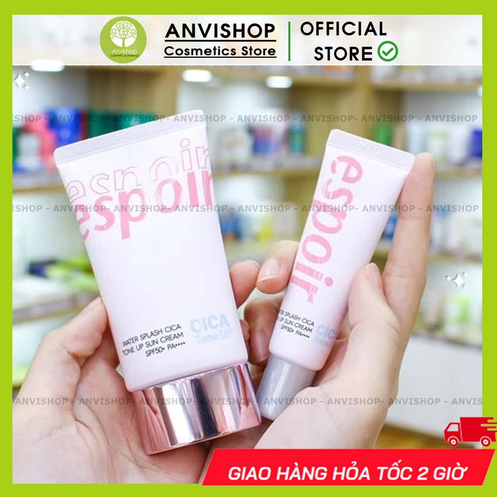 SET 2 Kem Chống Nắng Espoir Sun Cream SPF50+ PA++++ 60ml + 20ml
