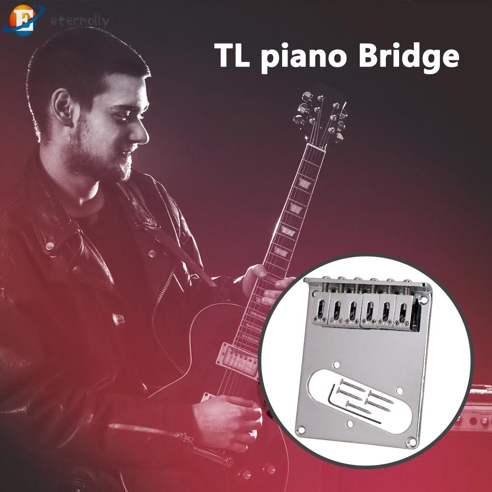 1 Set 6 Ngựa Đàn Thay Thế Cho Đàn Guitar Điện Telecaster TL