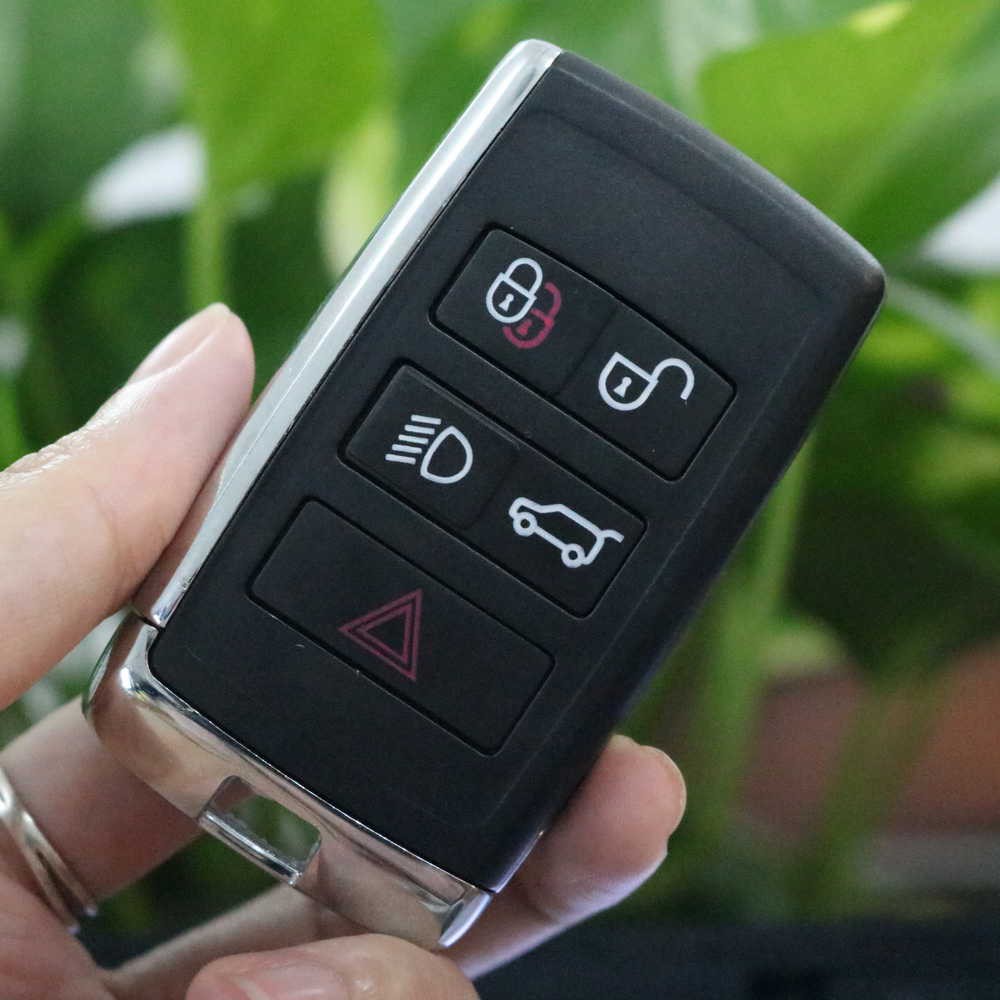 Vỏ độ chìa Range Rover 5 nút Evoque, Sport, LR3, LR4 Discovery - LAN06B6B5