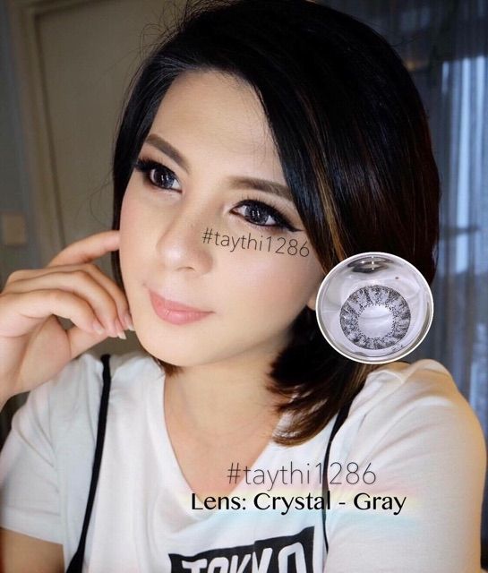 Lens Vassen cao cấp Crystal Gray/Brown