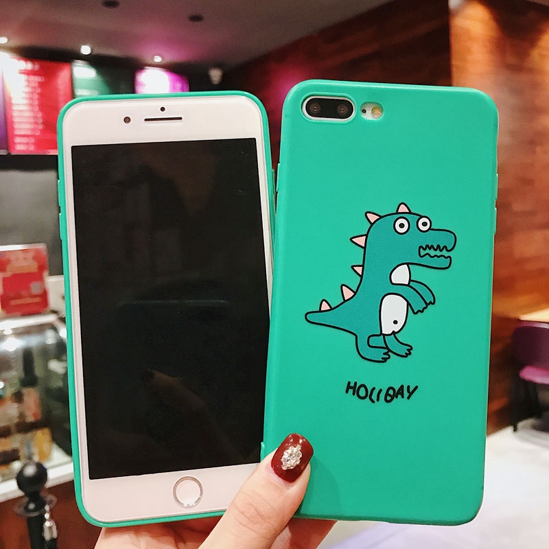 Ốp điện thoại TPU mềm in hình thú hoạt hình đáng yêu cho iPhone 6 6S 7 8 6plus 6Splus 7Plus 8Plus X XR XS XSMAX | BigBuy360 - bigbuy360.vn