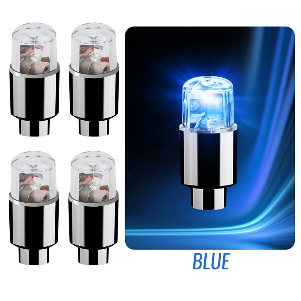 Set 4 Nắp Van Bánh Xe Có Đèn LED Độc Đáo