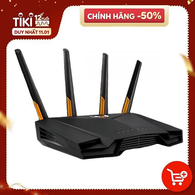 Router Wifi 6 ASUS TUF Gaming AX3000 Băng Tần Kép TUF-AX3000 - Hàng Chính Hãng