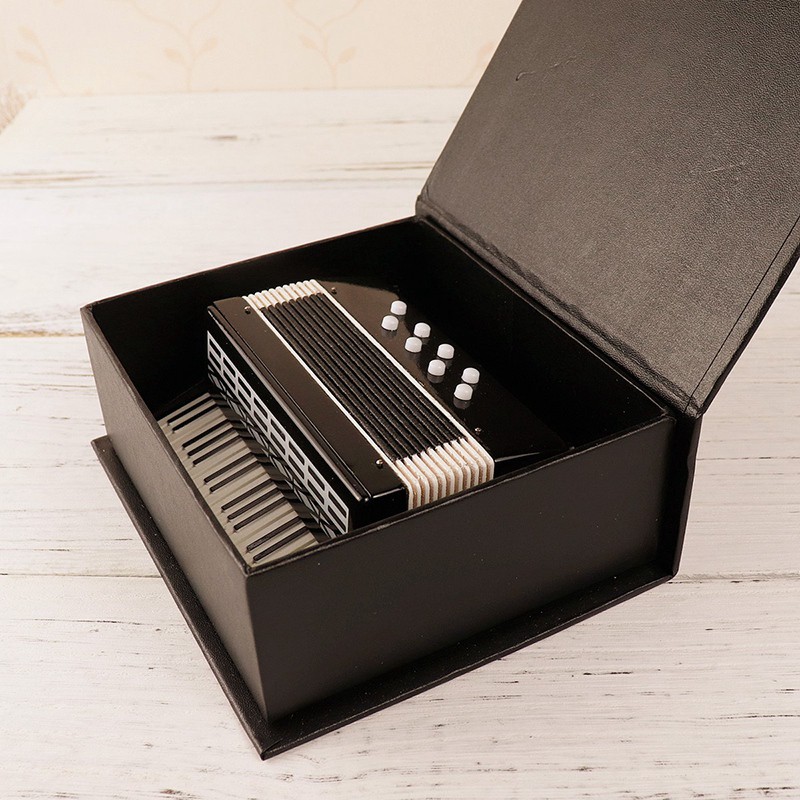 Nhạc Cụ Accordion Mini Kích Thước 9x10cm