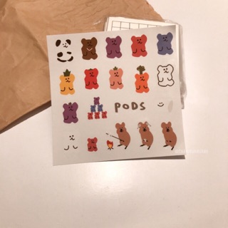 Sticker gấu