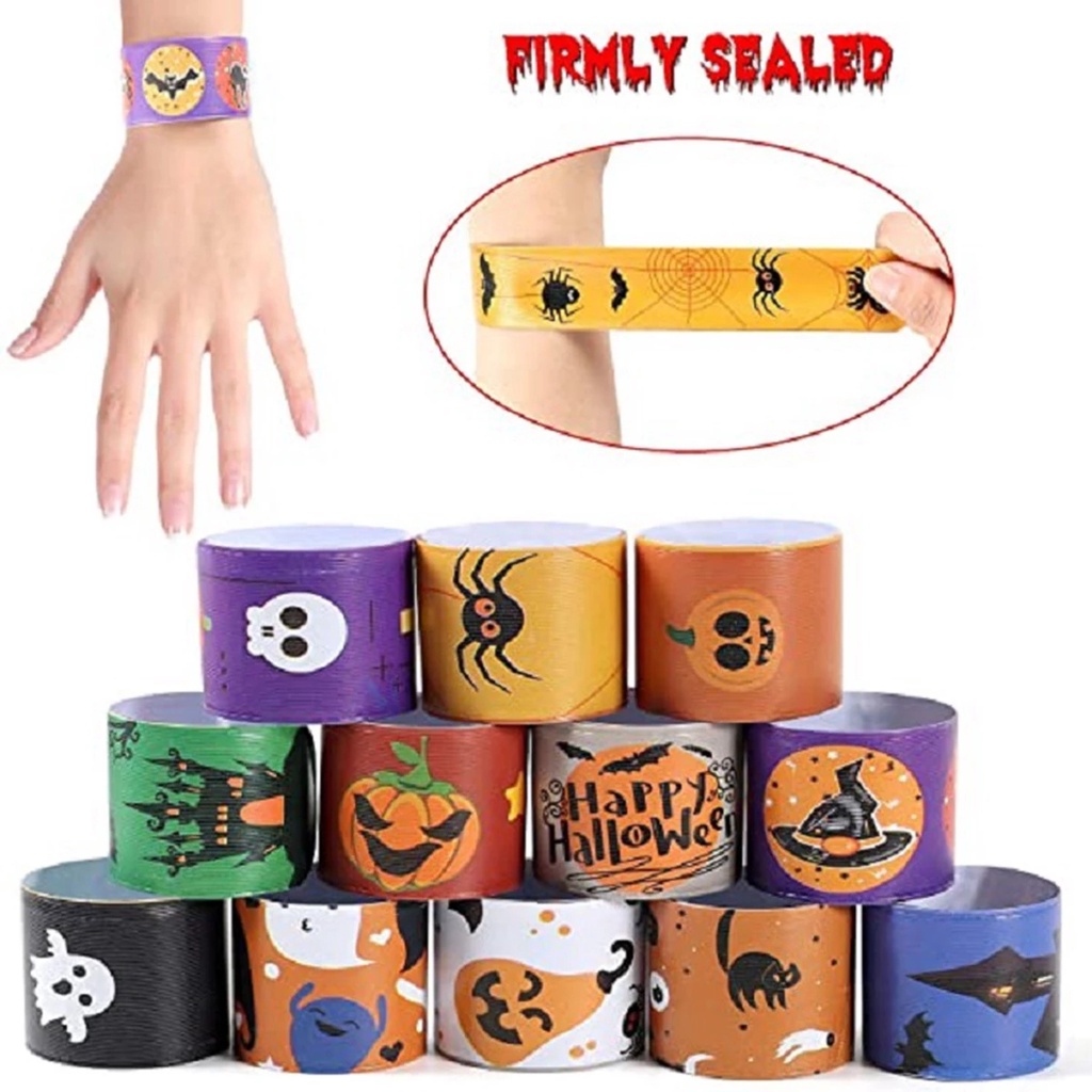 Vòng Tay Họa Tiết Hoạt Hình Vui Nhộn Cho Halloween