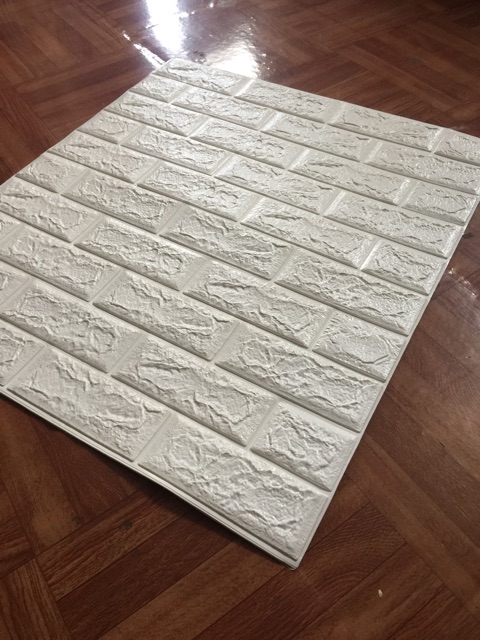 MIẾNG XỐP DÁN TƯỜNG 3D VÂN GẠCH 70*77cm Hàng 6mm giá rẻ | BigBuy360 - bigbuy360.vn