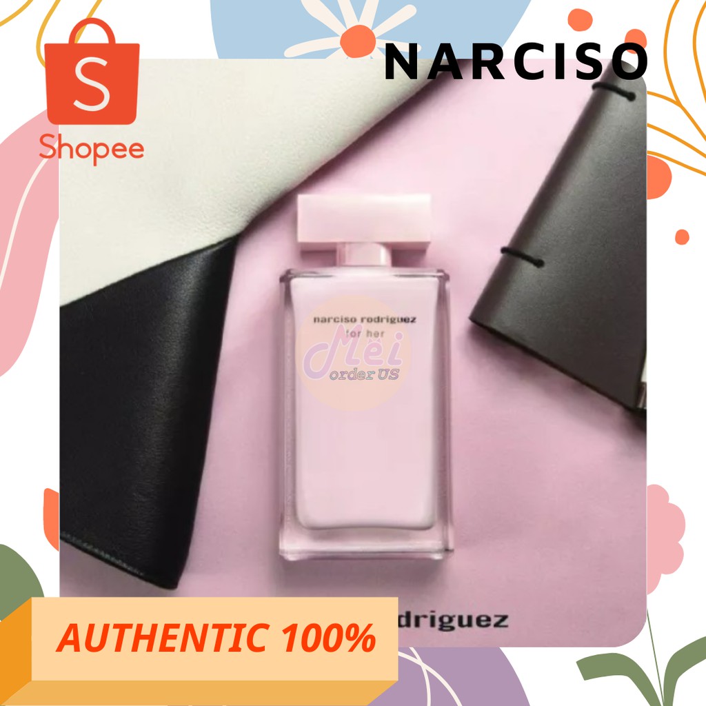 Nước hoa Narciso For Her EDP - hồng nhạt [mẫu thử 0.33oz]