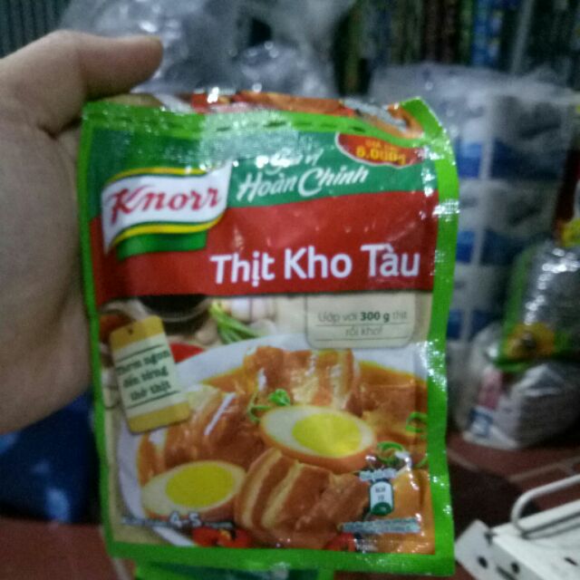 Siêu ngon gia vị hoàn chỉnh thịt kho tàu Knorr 300g