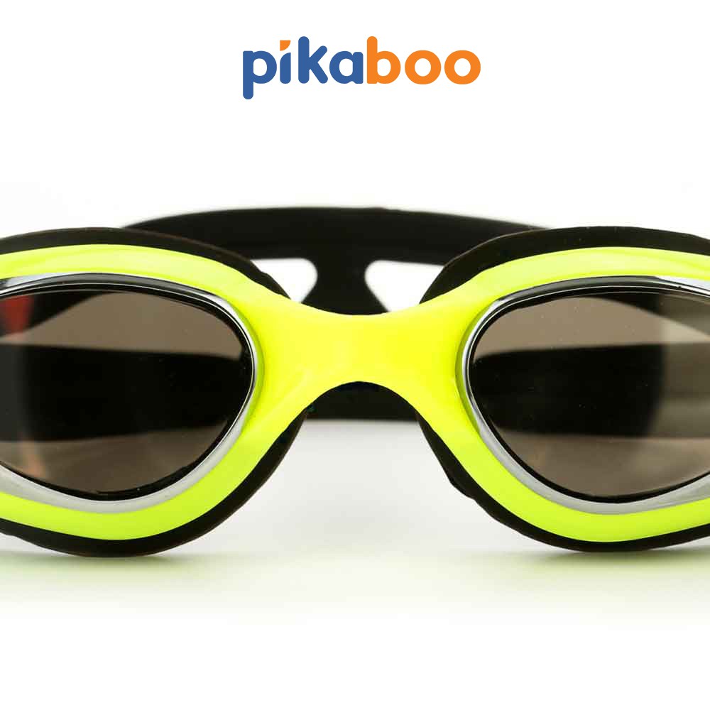 Kính bơi trẻ em cao cấp Pikaboo, mặt kính tráng gương, bảo vệ mắt, kèm 2 nút tai và hộp đựng tiện dụng