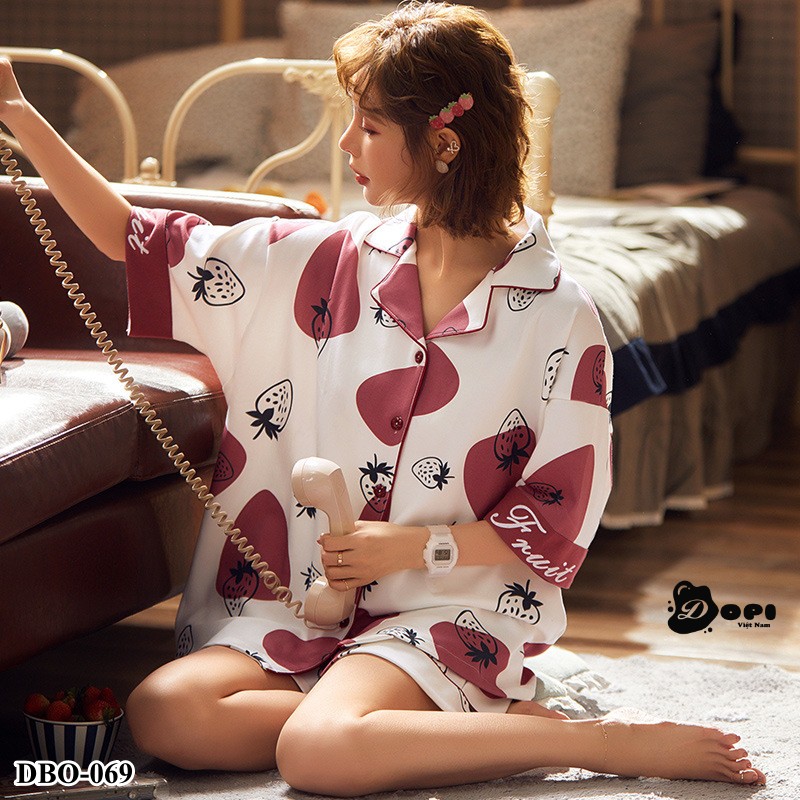 (NEW69) Đồ bộ mặc nhà nữ mùa hè đồ bộ pijama nữ CHUNKEER