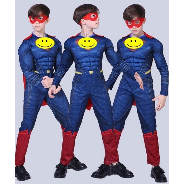 bộ quần áo Siêu nhân hóa trang cho  trẻ em super man có thể là đồ chơi hóa trang halloween COS2106
