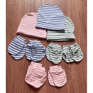 Set nón bao tay chân bamboo Bons99