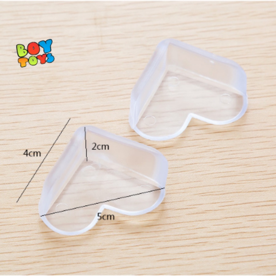 Combo 2 miếng bịt góc bàn, bịt cạnh bàn silicon cao cấp, an toàn cho bé yêu