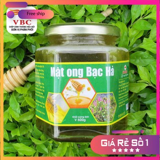 Mật ong nguyên chất hương vị bạc hà 500g thương hiệu HONECO