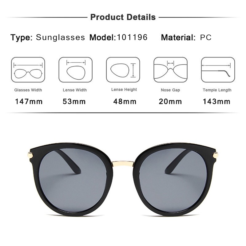 Sunglasses Shades Retro Women's Classic Round Sunglasses Ladies Outdoor Sunglasses Sun Glasses