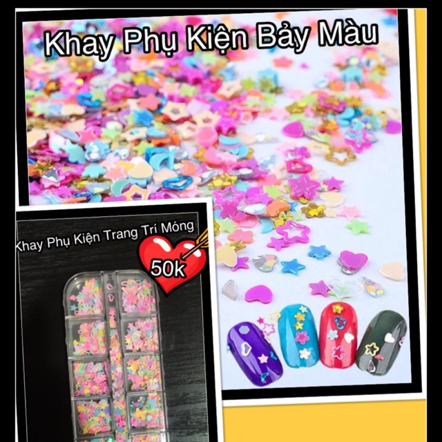 Khay Phụ Kiện Đủ màu (12 ô)