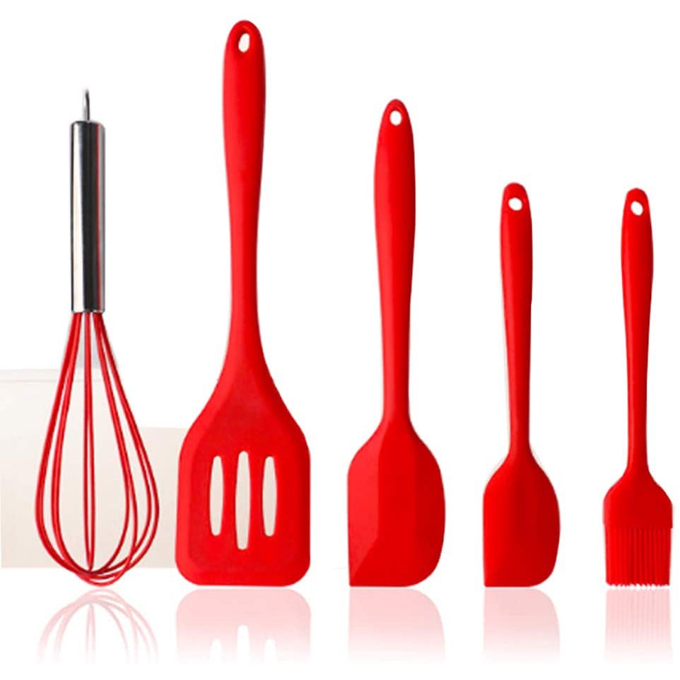 Bộ dụng cụ làm bánh 5 món silicone cao cấp