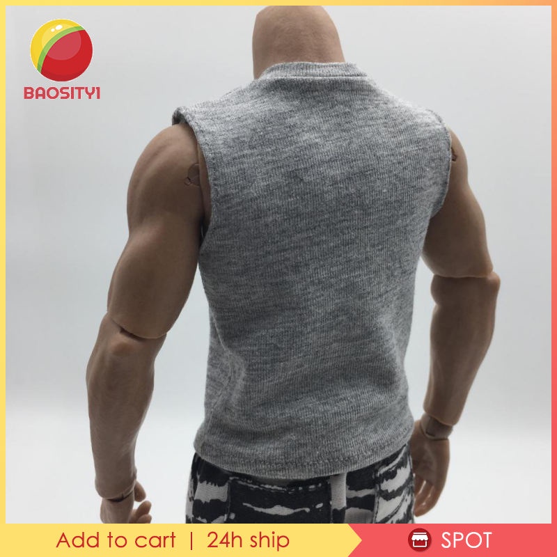 Áo tank top nam tỷ lệ 1/6 dành cho búp bê 12 inch