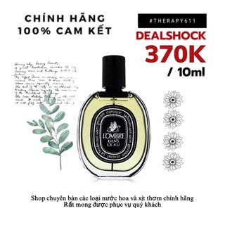 ..::✨nước hoa diptyque eau l'ombre dans l'eau test ✨::..