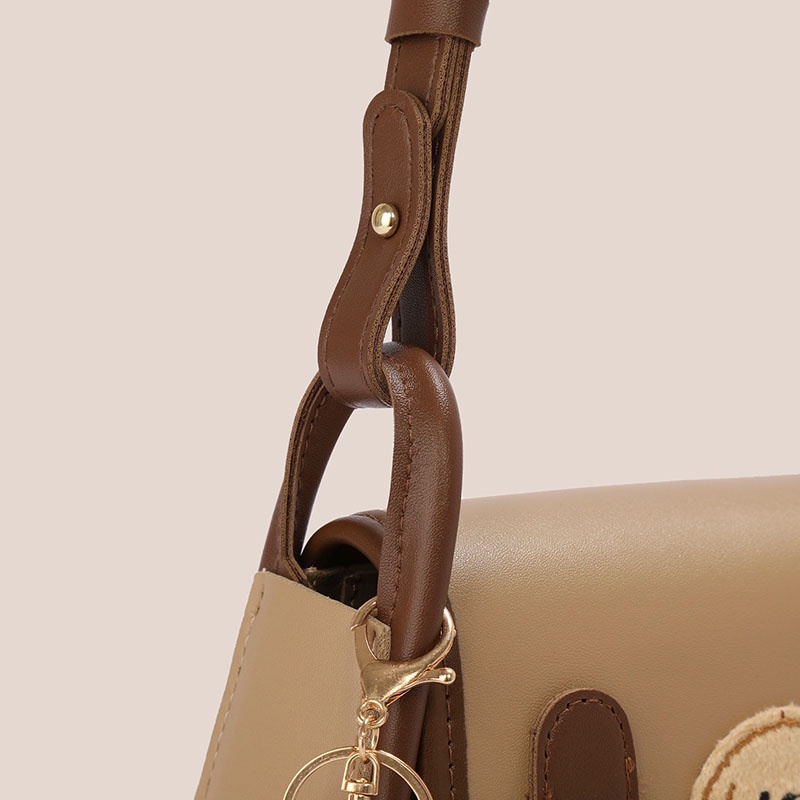 Túi đeo chéo CHAIKA KILTER CK1354 dáng vuông nhỏ phối màu tương phản thời trang thu đông dành cho nữ