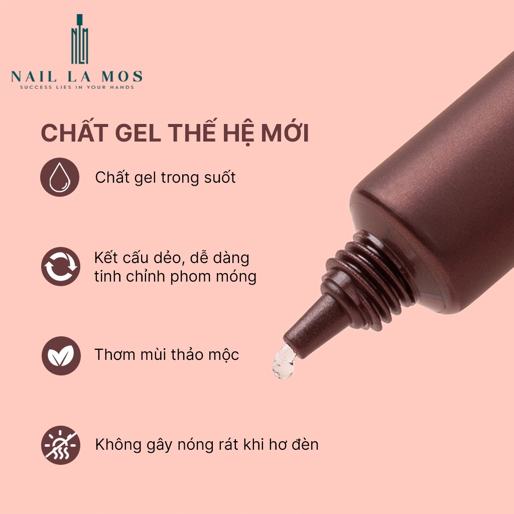 Gel tuýp Huaxi chính hãng dán móng up đa năng tiện lợi - Tuýp gel định hình nail, đính đá chuyên dụng 20g