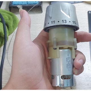 Motor kèm hộp số khoan pin