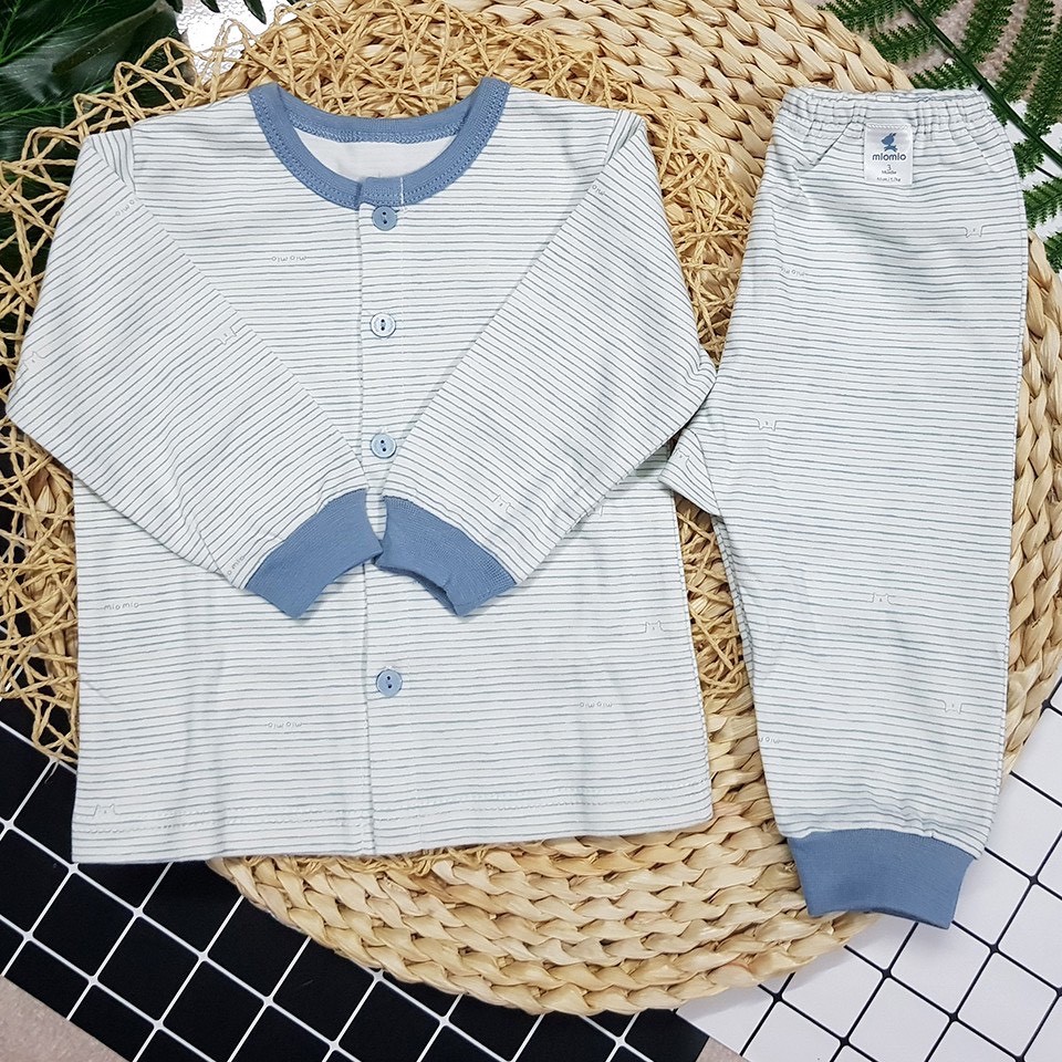 [Xả lỗ] Bộ Quần Áo Sơ Sinh Cài Giữa MioMio Dày Vừa Cho Bé